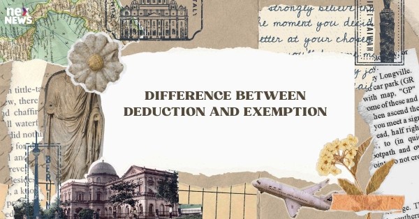 Difference Between Deduction and Exemption