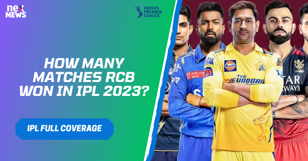 How Many Matches Rcb Won In IPL 2023?