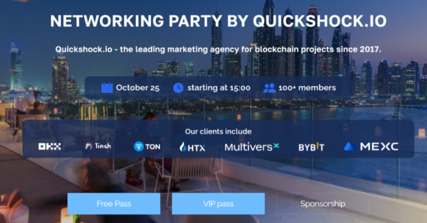 How to Find the Best Crypto Marketing Strategy for Your Project? QuickShock.io Dubai Crypto Event