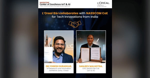 Loreal R&I collaborates with NASSCOM CoE for Tech Innovations from India