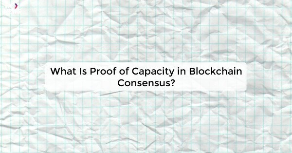 What Is Proof of Capacity in Blockchain Consensus?