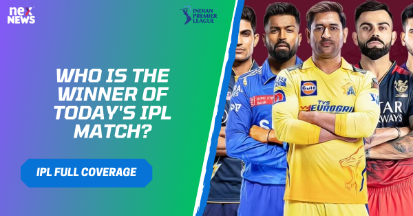 Who Is The Winner Of Today's IPL Match?